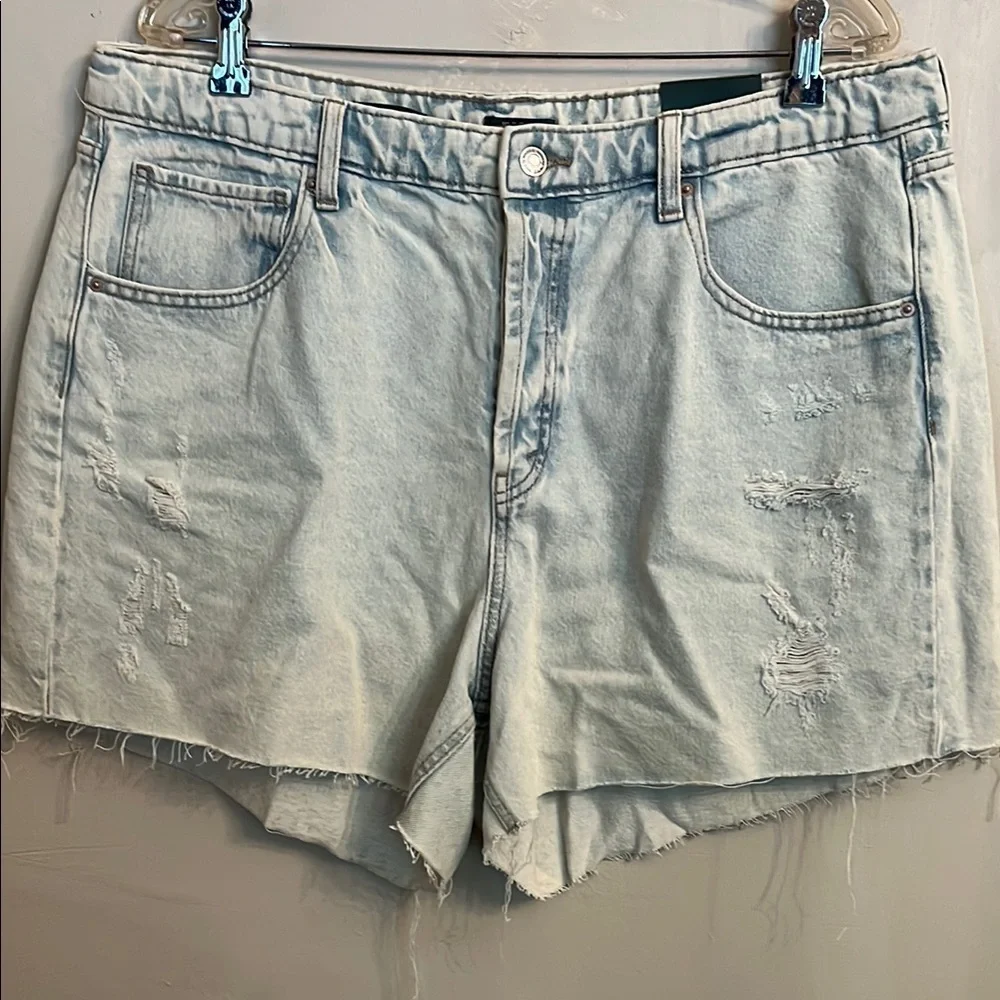 Wild Fable Button Fly Super High Rise Cutoff Shorts Size 17 NWT